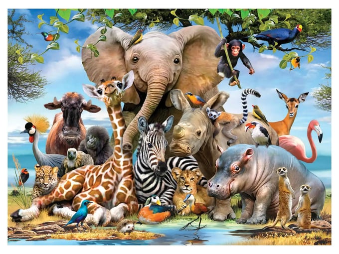 Gülümse  - 1000 Parça Puzzle - 1043
