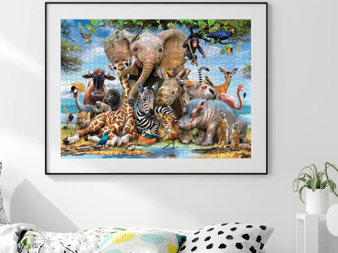Gülümse  - 1000 Parça Puzzle - 1043