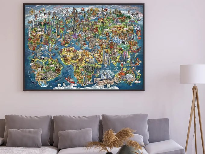 Harika Dünya  - 3000 Parça Puzzle - 4923