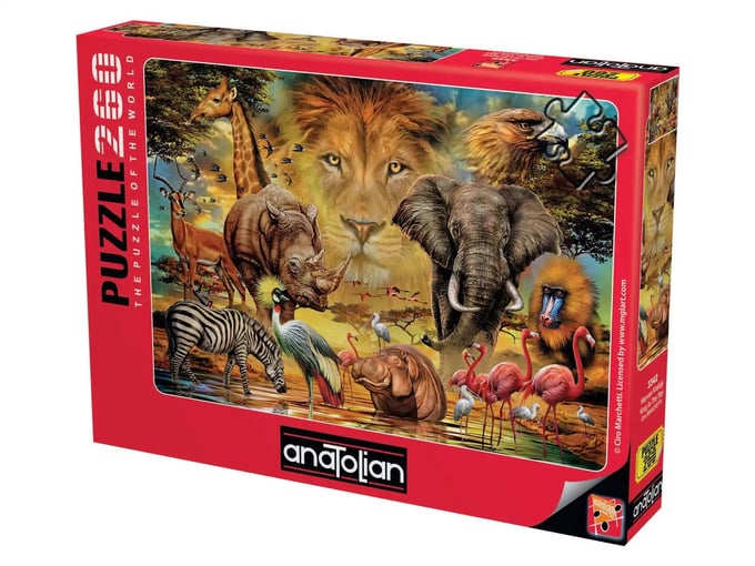 Hayvan Krallığı  - 260 Parça Puzzle - 3342