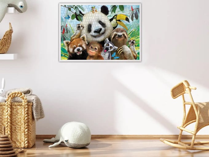 Hayvanat Bahçesi Selfie  - 500 Parça Puzzle - 3596