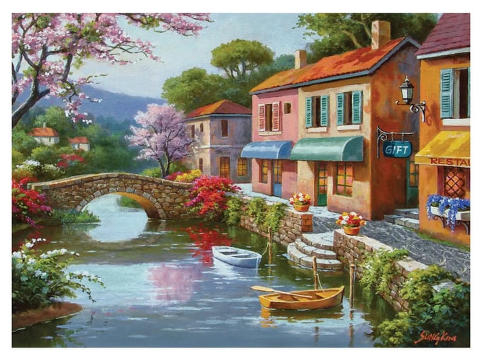 Hediyelik Eşya Dükkanı  - 1000 Parça Puzzle - 1053