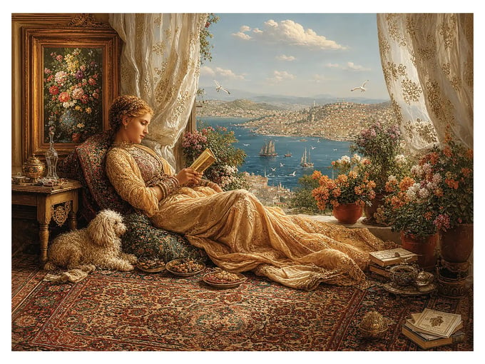 İstanbula Karşı - 1000 Parça Puzzle - 1216