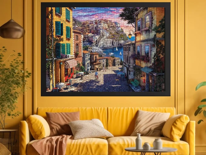 İtalya esintisi  - 3000 Parça Puzzle - 4932