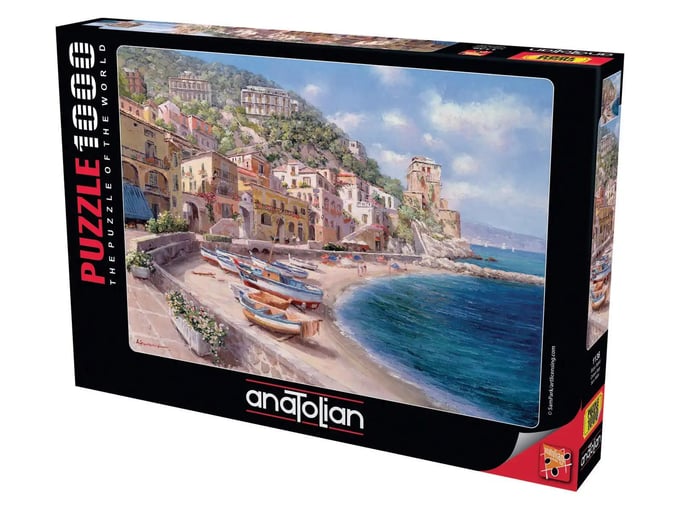 İtalya Sahili  - 1000 Parça Puzzle - 1136