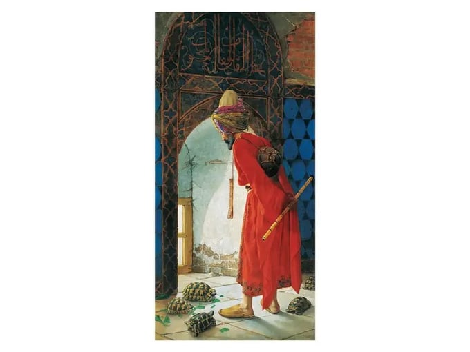 Kaplumbağa Terbiyecisi  - 1500 Parça Puzzle - 3755