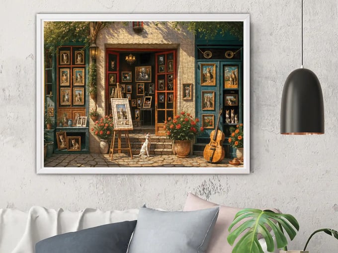 Kedi Galerisi - 1000 Parça Puzzle - 1200