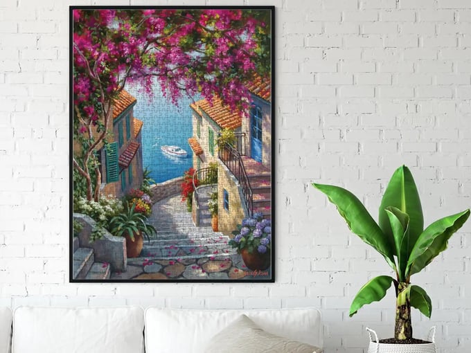 Kıyı Merdivenleri  - 1000 Parça Puzzle - 1088