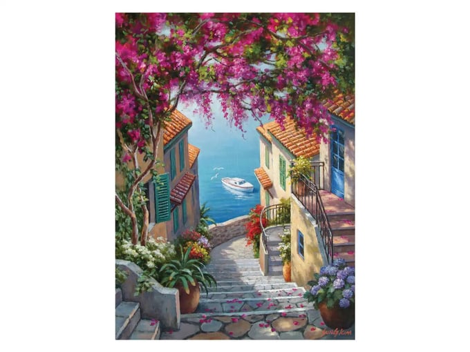 Kıyı Merdivenleri  - 1000 Parça Puzzle - 1088