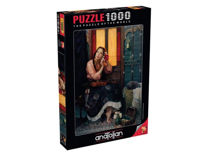 Kızıl Kadın  - 1000 Parça Puzzle - 1072