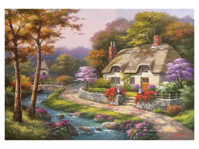 Konakta İlkbahar   - 500 Parça Puzzle - 3577