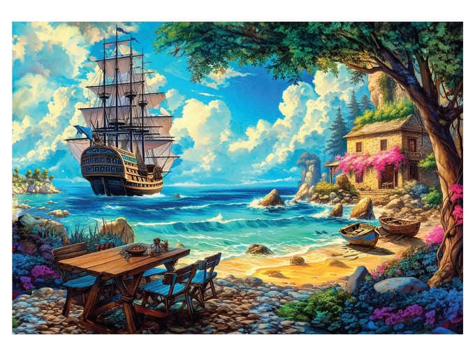 Korsan Koyu - 260 Parça Puzzle - 3349