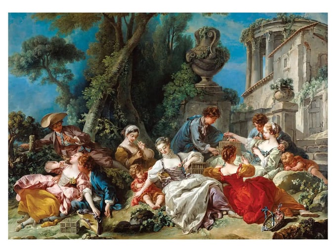 Kuş Avcıları  - 1500 Parça Puzzle - 4576