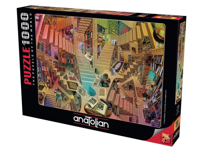Kütüphane  - 1000 Parça Puzzle - 1135