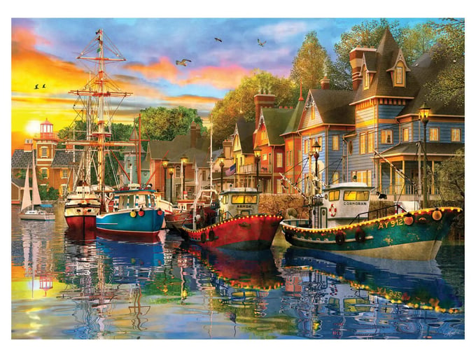 Liman Işıkları - 1500 Parça Puzzle - 4564