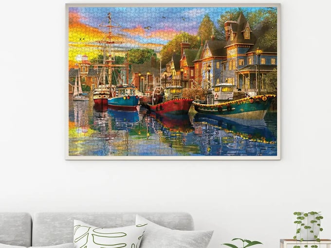 Liman Işıkları - 1500 Parça Puzzle - 4564