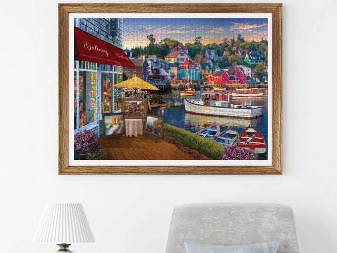 Limandaki Galeri  - 1000 Parça Puzzle - 1069