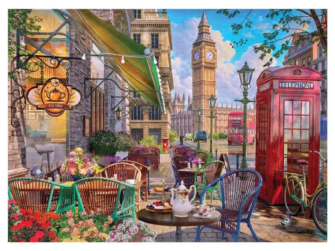 Londrada Beş Çayı - 1000 Parça Puzzle - 1221