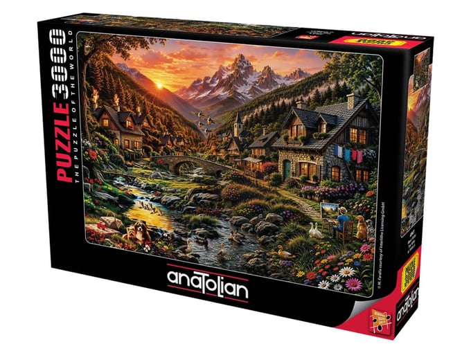 Masal Vadisi - 3000 Parça Puzzle - 4941