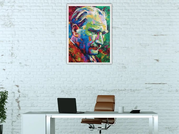 Mustafa Kemal ATATÜRK2018-1000 Parça Puzzle- 1077