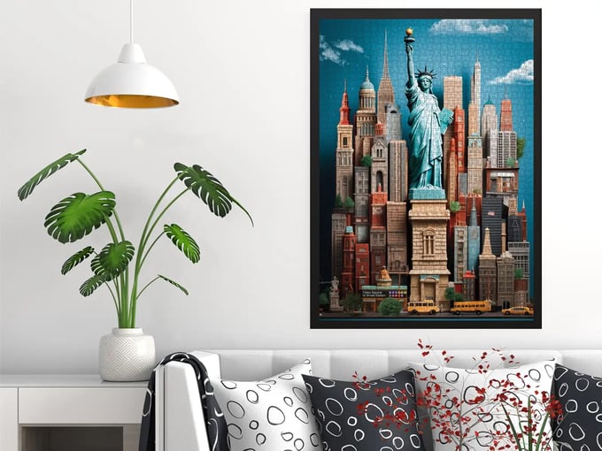 New York - 1500 Parça Puzzle - 4578