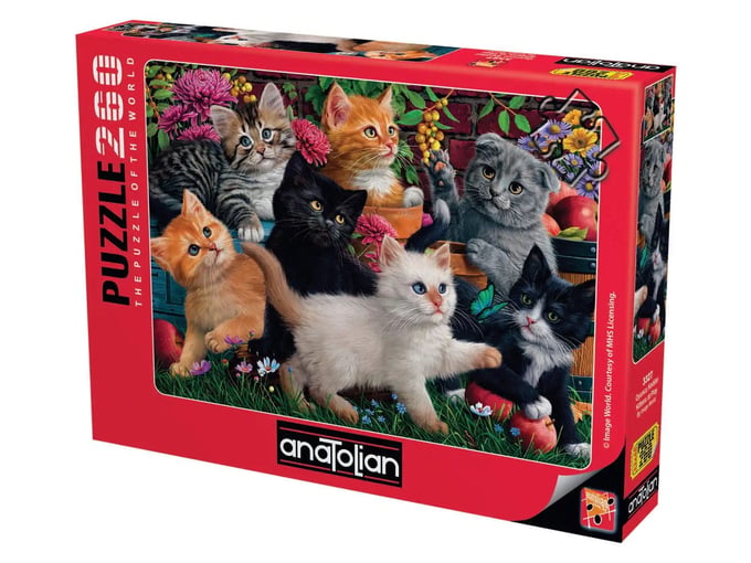 Oyuncu Kediler  - 260 Parça Puzzle - 3327