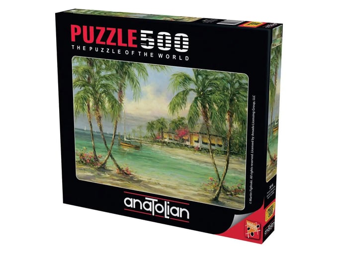 Palmiye Manzarası  - 500 Parça Puzzle - 3616