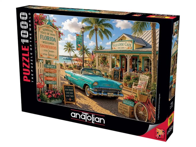 Paradise Cafe - 1000 Parça Puzzle - 1222