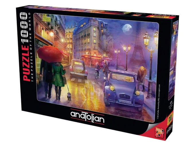 Paris de Bir Gece  - 1000 Parça Puzzle - 1070