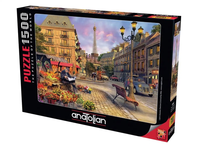 Paris Sokakları  - 1500 Parça Puzzle - 4542