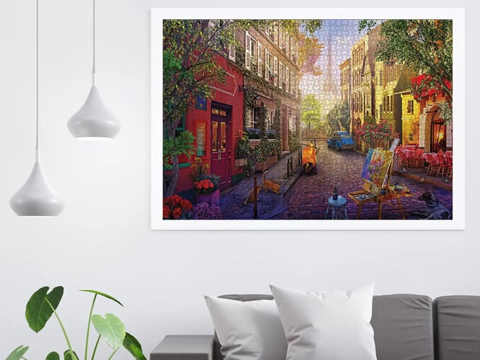 Paris Sokakları  - 2000 Parça Puzzle - 3961