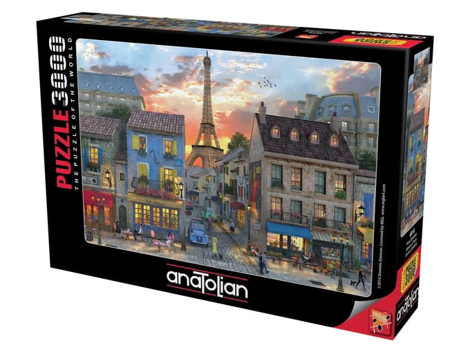 Paris Sokakları   - 3000 Parça Puzzle - 4910
