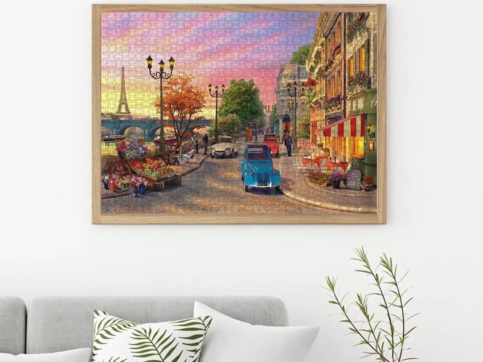 Paris te Akşamüstü  - 1000 Parça Puzzle - 1004
