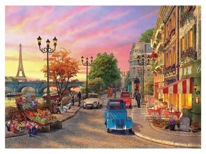 Paris te Akşamüstü  - 1000 Parça Puzzle - 1004