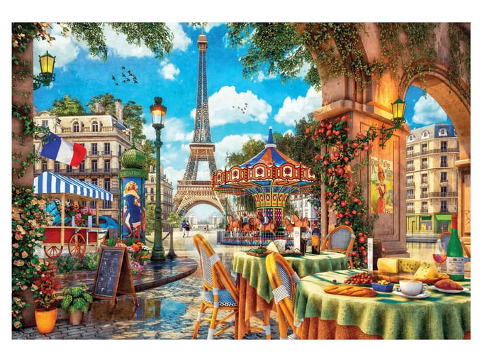 Paris te Atlı karınca   - 2000 Parça Puzzle - 3960