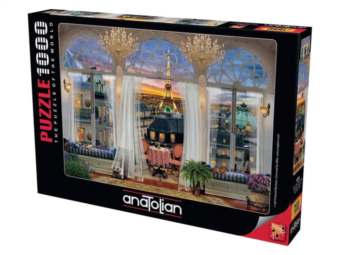Paris Teras Manzarası  - 1000 Parça Puzzle - 1091