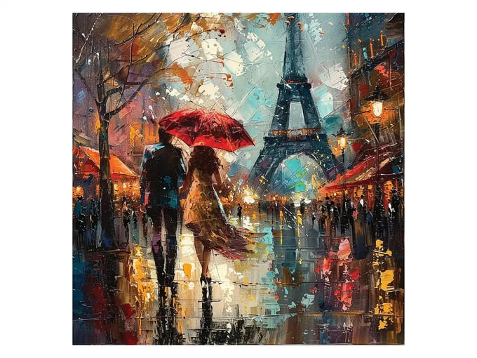 Pariste Aşk - 1000 Parça Puzzle - 1189