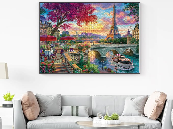Pariste Bahar - 3000 Parça Puzzle - 4919