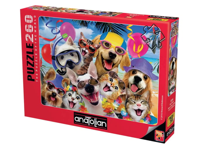 Plaj Selfisi  - 260 Parça Puzzle - 3318