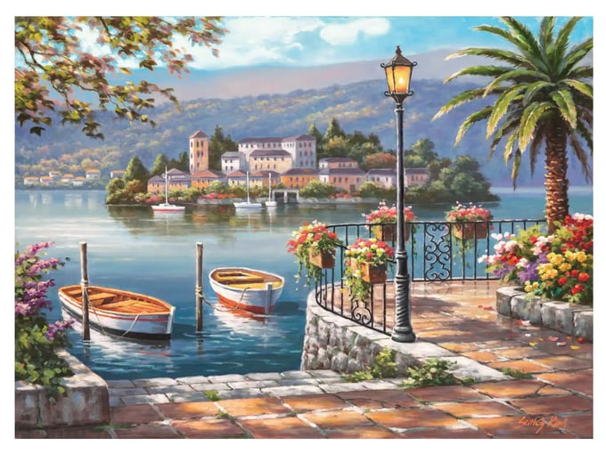 Porto Gölü  - 1000 Parça Puzzle - 3129
