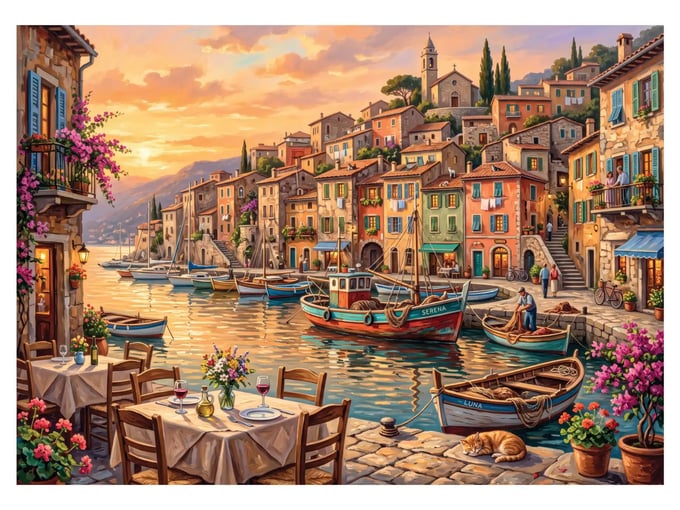 Porto Serena - 3000 Parça Puzzle - 4940