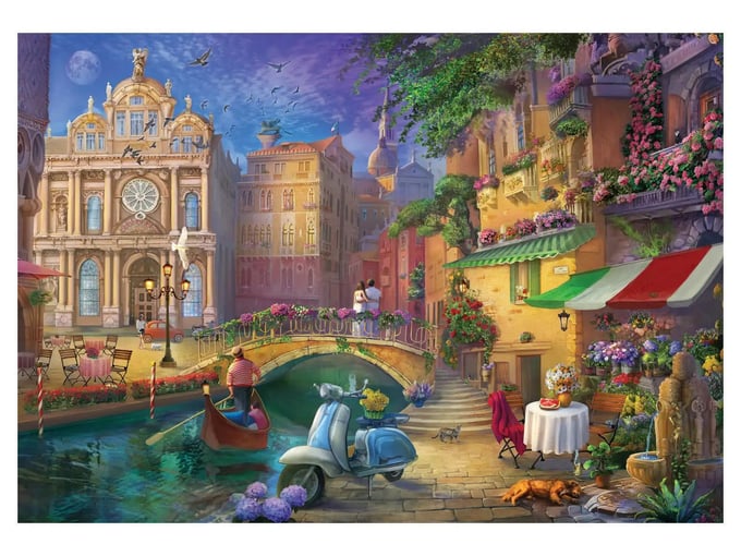 Romantik Venedik  - 500 Parça Puzzle - 3633