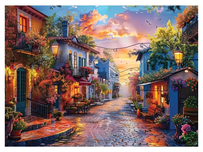 Sabahın İlk Işıkları  - 1000 Parça Puzzle - 1203