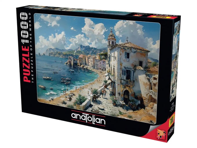 Sahil kasabası - 1000 Parça Puzzle - 1181