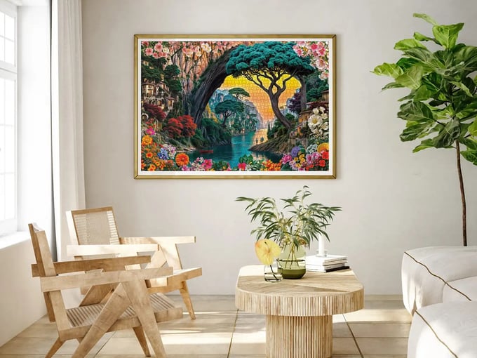 Saklı Cennet - 2000 Parça Puzzle - 3975