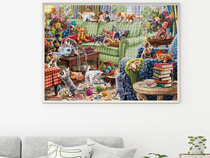 Salondaki Yaramazlar  - 1500 Parça Puzzle - 4575