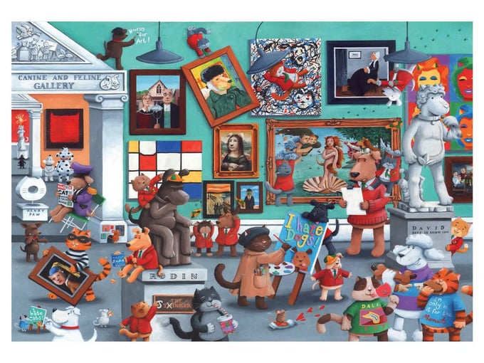 Sanatseverler  - 260 Parça Puzzle - 3345