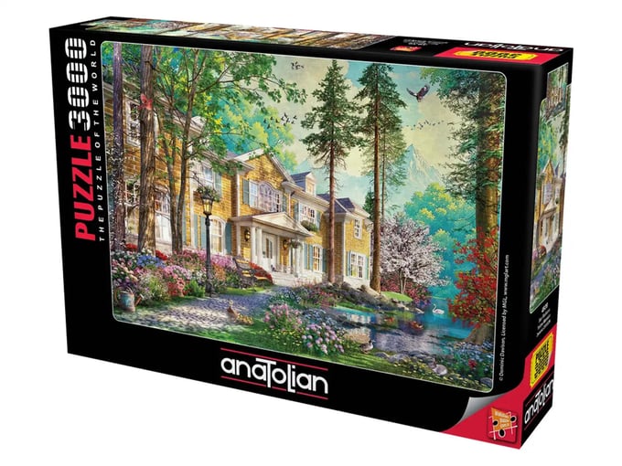 Sarı Malikane - 3000 Parça Puzzle - 4939