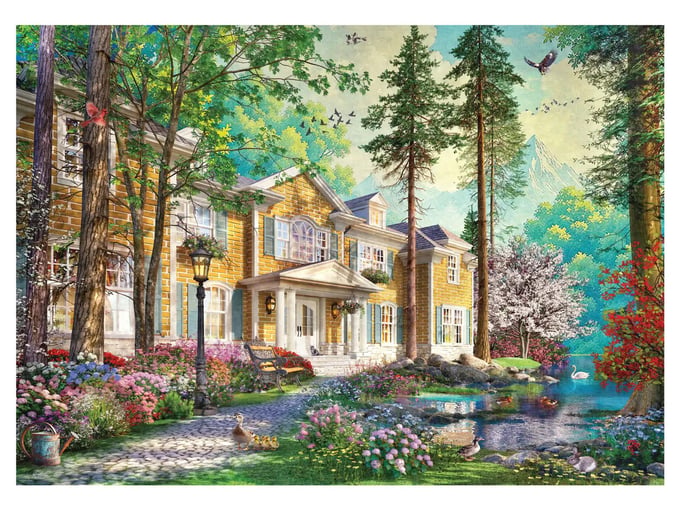 Sarı Malikane - 3000 Parça Puzzle - 4939