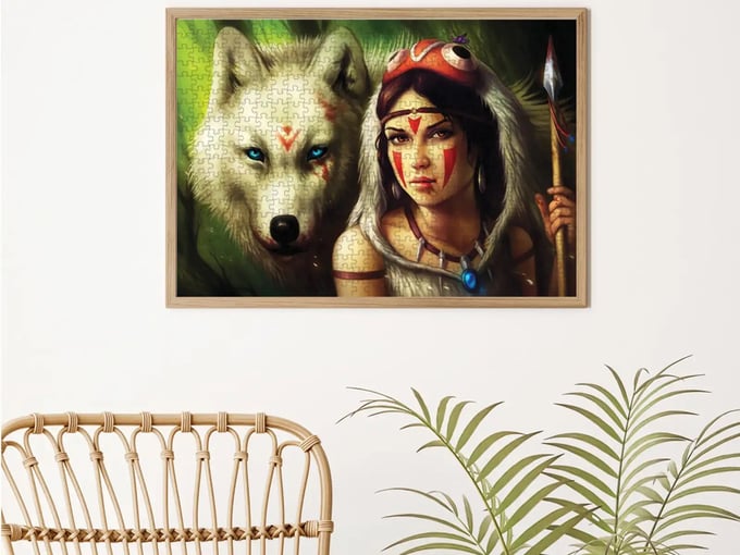 Savaşçı Prenses  - 500 Parça Puzzle - 3600